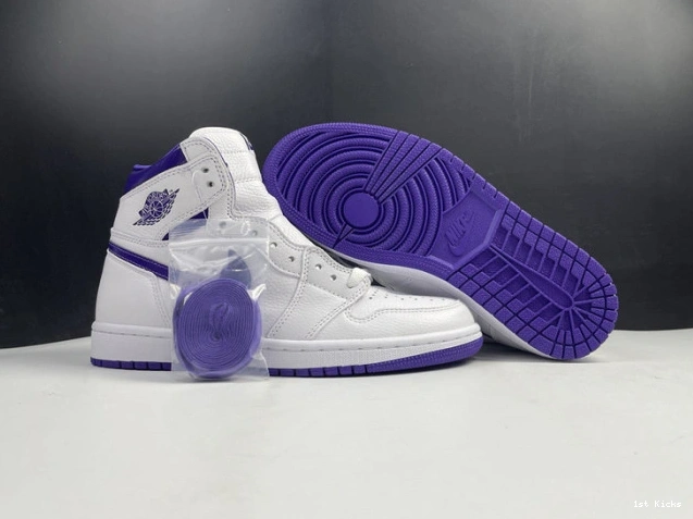 SportInspired “court 1221 purple” jordan air 1 cd0461- wmns 0110